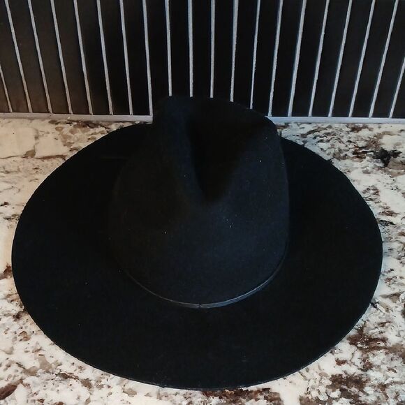 Banana Republic Black Wide-Brim Hat - Picture 1 of 4